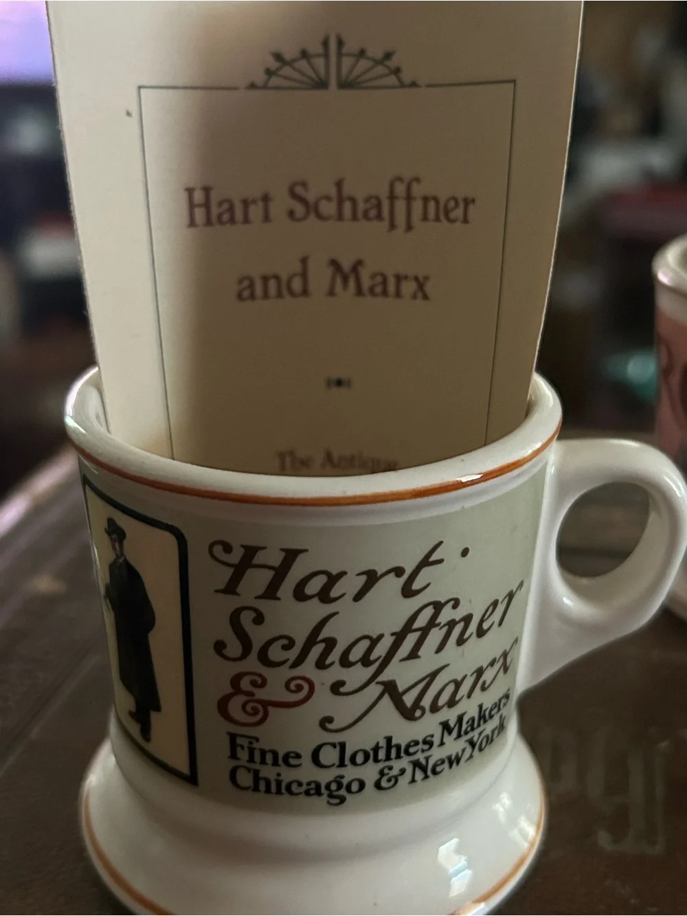 4pc set Miniature shaving mugs collection from 1982 Franklin Porcelain